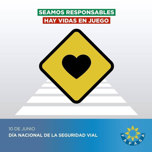 10 DE JUNIO, DÍA NACIONAL DE LA SEGURIDAD VIAL EN ARGENTINA
