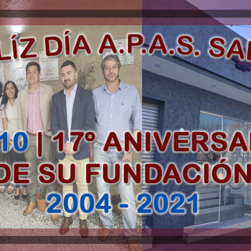 29/10 | 17º Aniversario de la Fundación de A.P.A.S. Salta