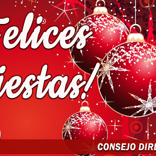 ¡FELICES FIESTAS!