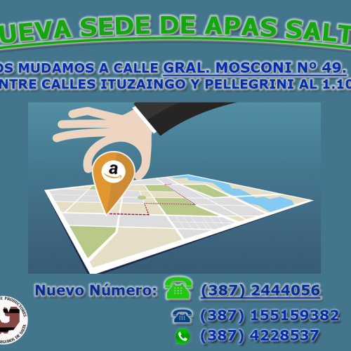 ¡NUEVA SEDE DE APAS SALTA!