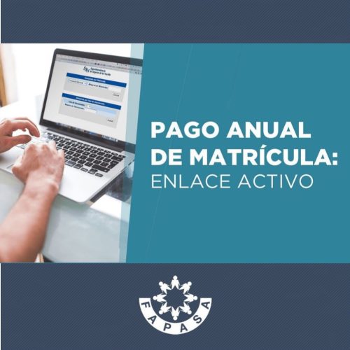 PAGO ANUAL DE MATRÍCULA DE PAS 2023 | SSN